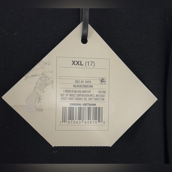 Ava & Viv  - Black Crew Neck 3/4 Length Sleeve Boat Neck T-Shirt XXL (17… - Picture 6 of 7